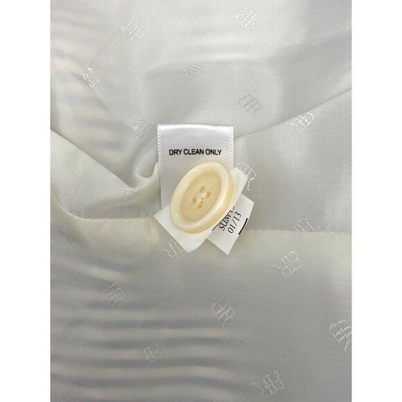 Banana Republic Womens Blue Striped Cotton Blazer & Skirt Suit Set Size 2 - Picture 6 of 10